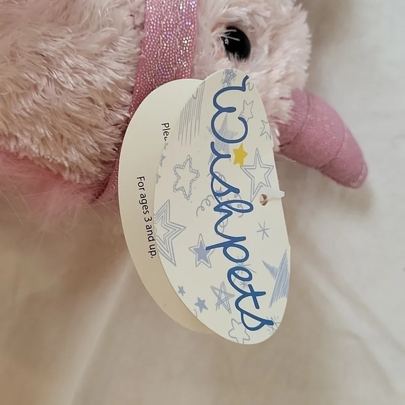 Wishpets Pink Unicorn Plush Stuffed Animal NWT - Picture 6 of 6